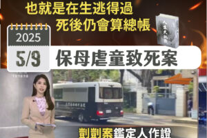 受虐的孩子,在喪心病狂的保母日夜折磨下,活活虐死。